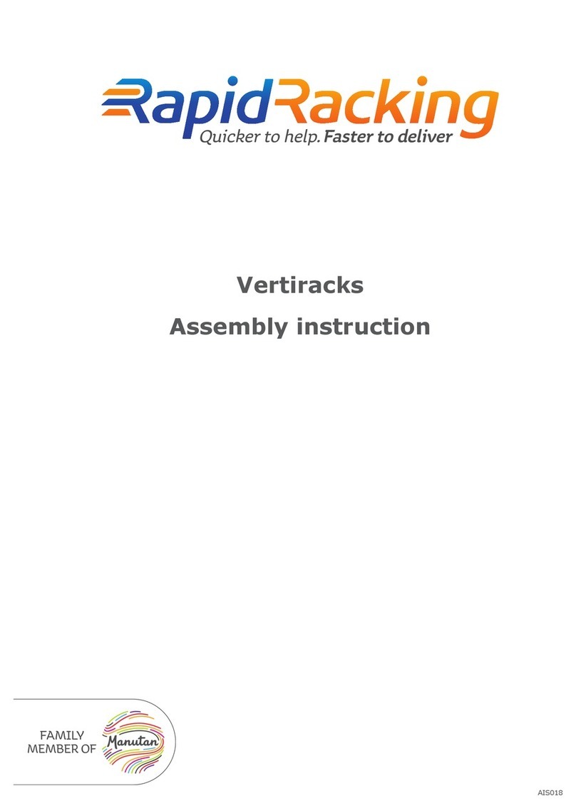 Rapid Racking Vertiracks User manual Rapid Racking Vertiracks User manual
