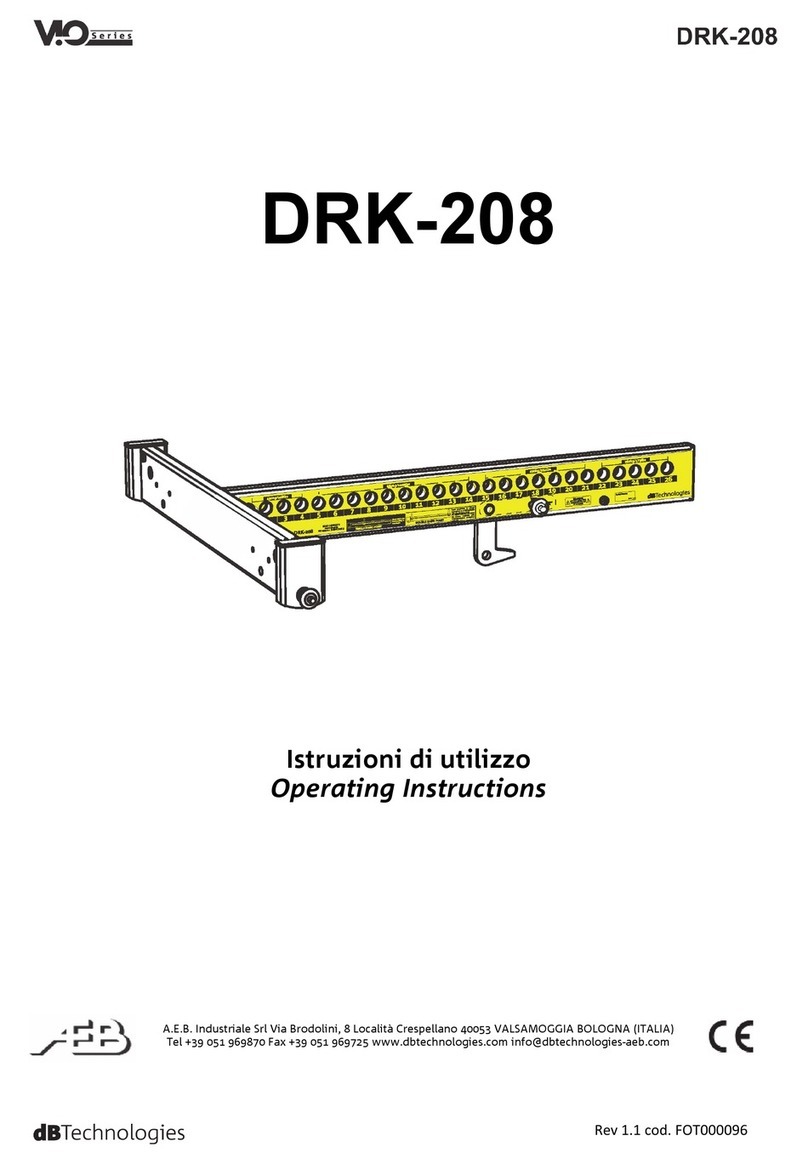 dB Technologies DRK-208 User manual