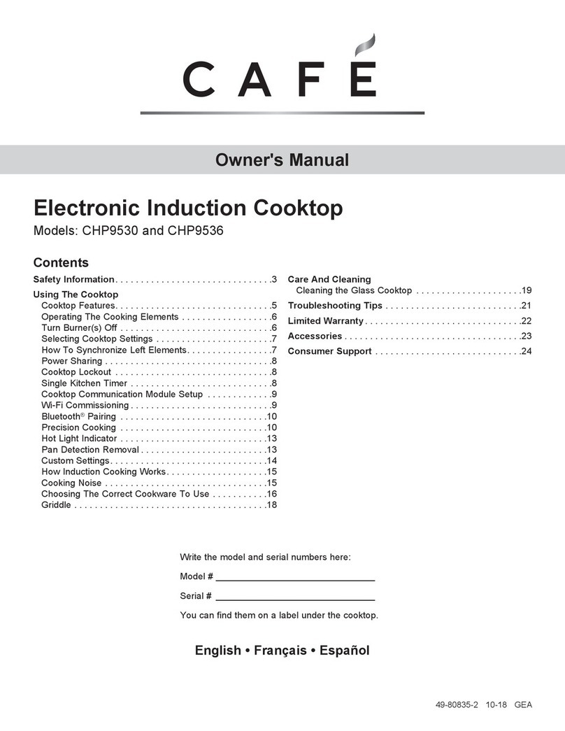 Cafe CHP9530 User manual