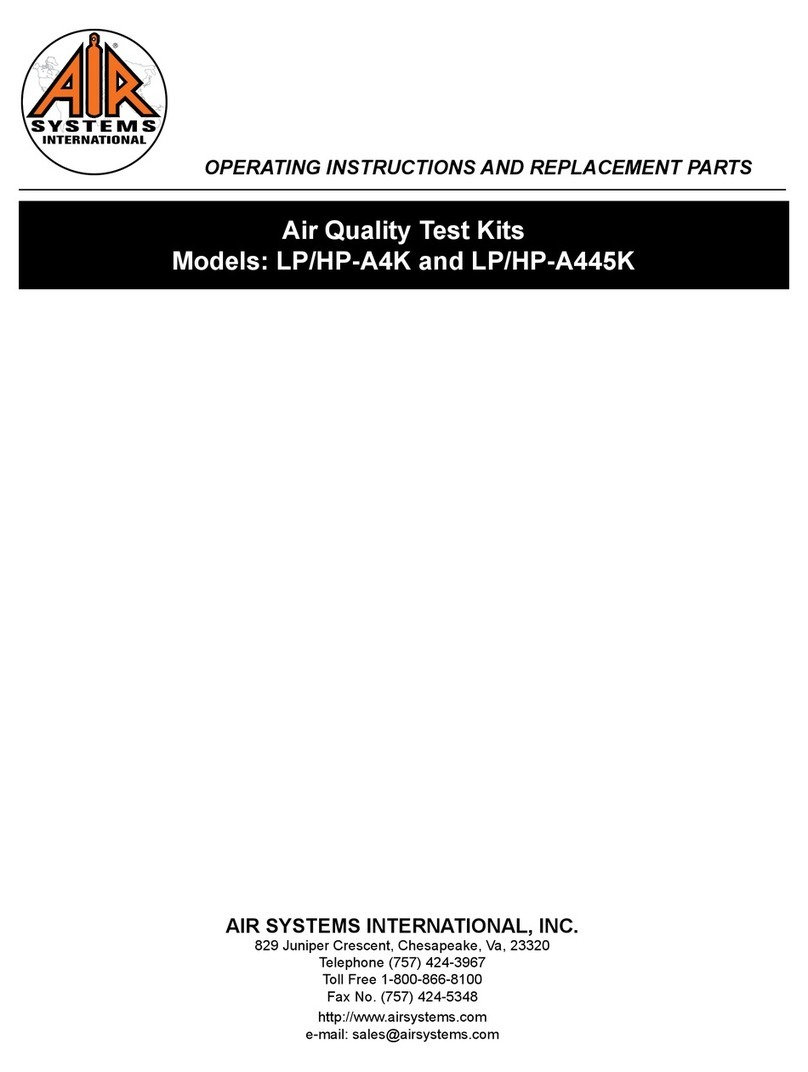 AIR SYSTEMS HP-A4K operating instructions