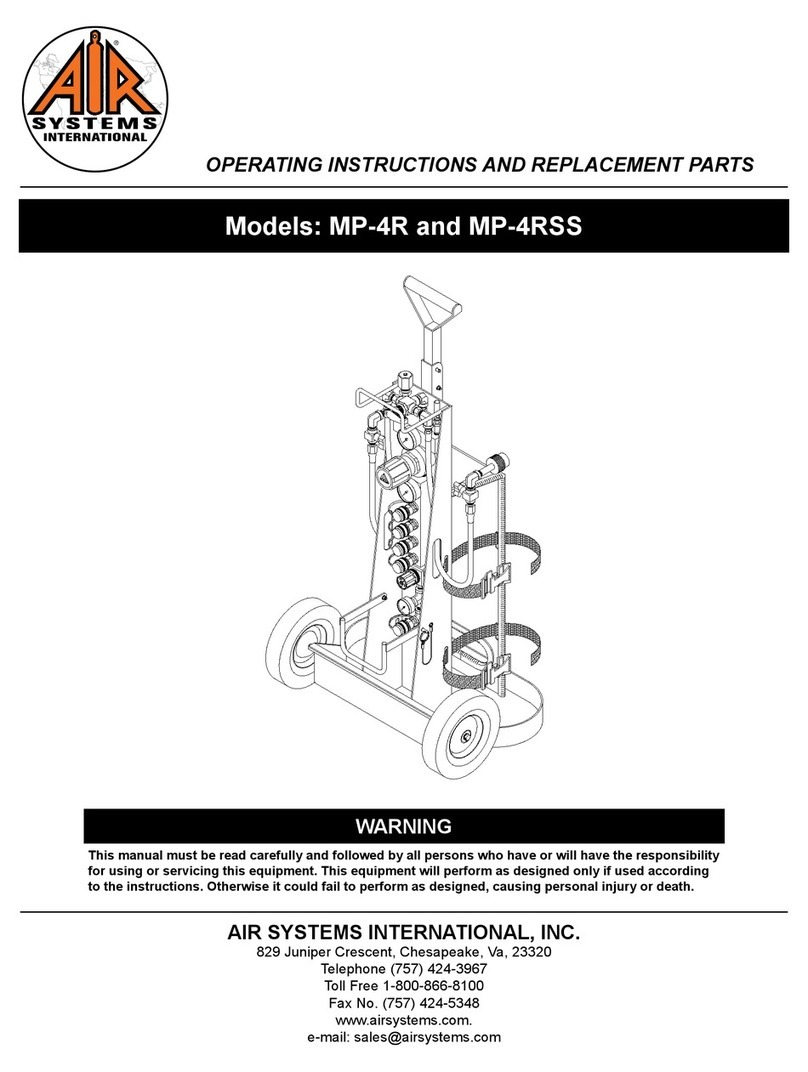 AIR SYSTEMS MP-4R operating instructions