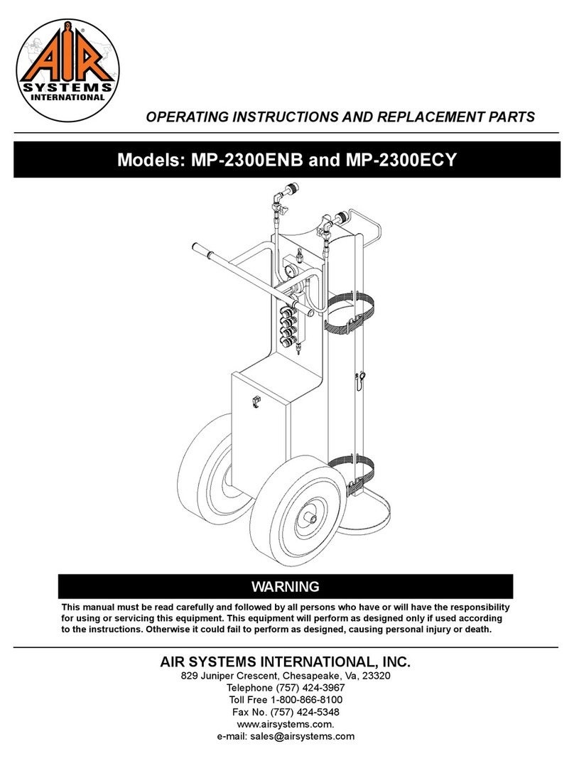 AIR SYSTEMS MP-2300E operating instructions