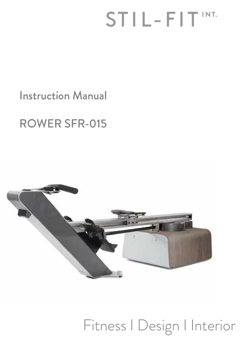 Stil-fit ROWER SFR-015 instruction manual