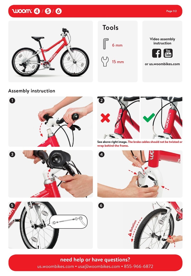 Woom 4 Assembly guide