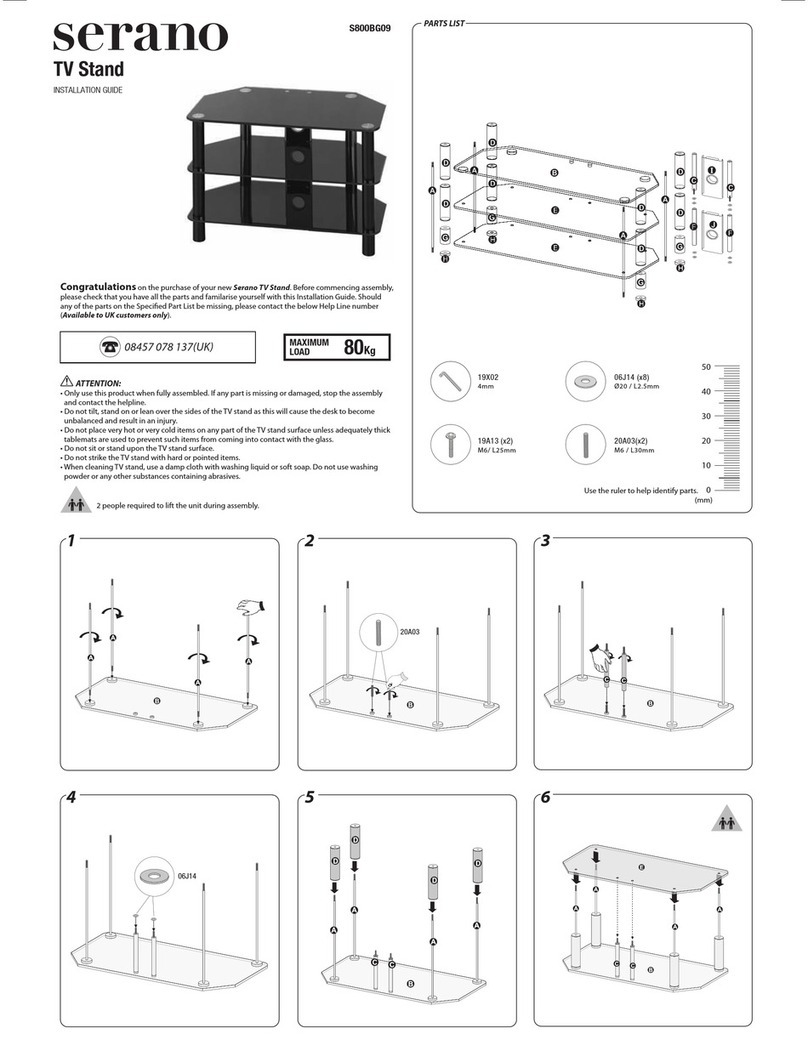 SERANO S800BG09 installation guide SERANO S800BG09 installation guide