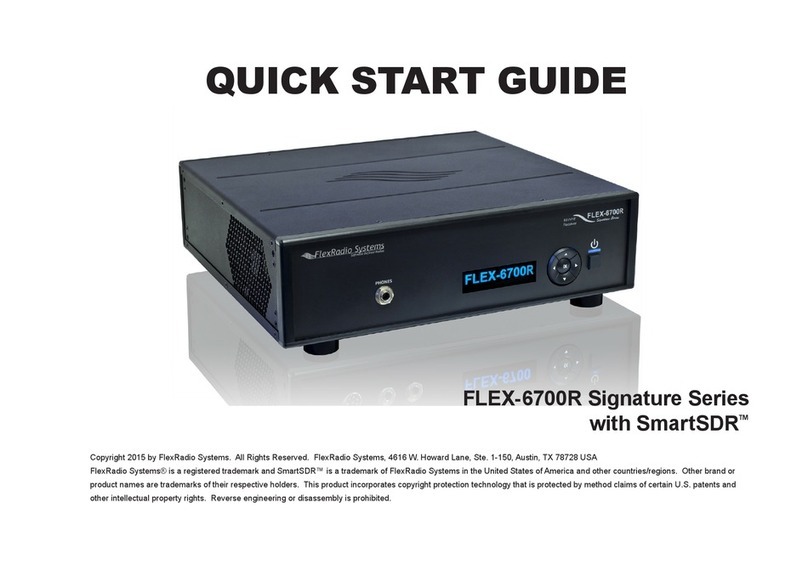 FlexRadio Systems FLEX-6700R Signature Series User manual