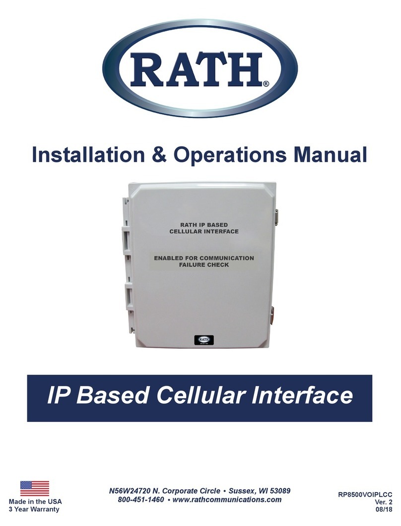 Rath 2100-Series Installation & operation manual