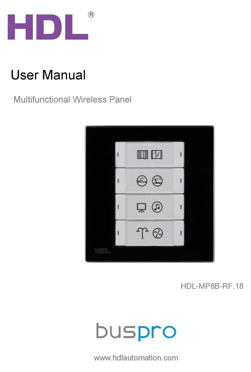 HDL HDL-MP8B-RF.18 User manual