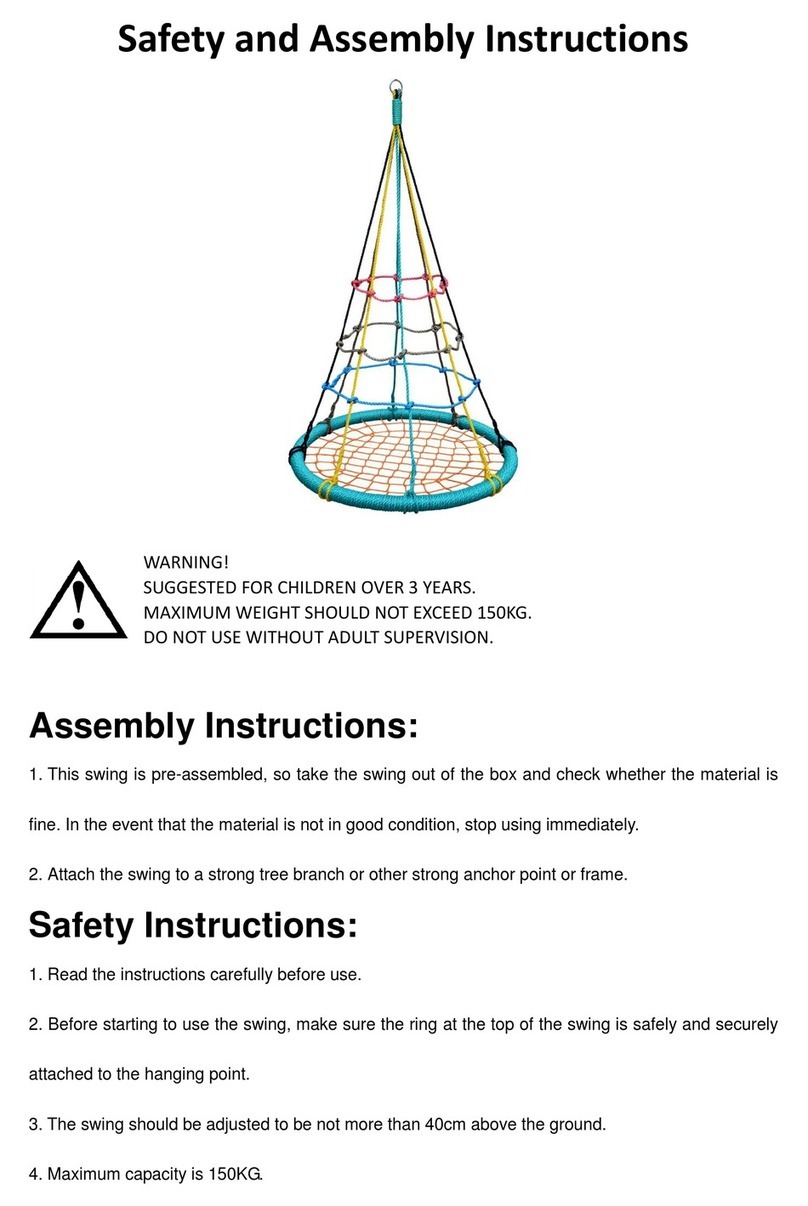 Heavenly Hammocks 100cm Multi Colour Round Birds Nest Safety and assembly instructions Heavenly Hammocks 100cm Multi Colour Round Birds Nest Safety and assembly instructions