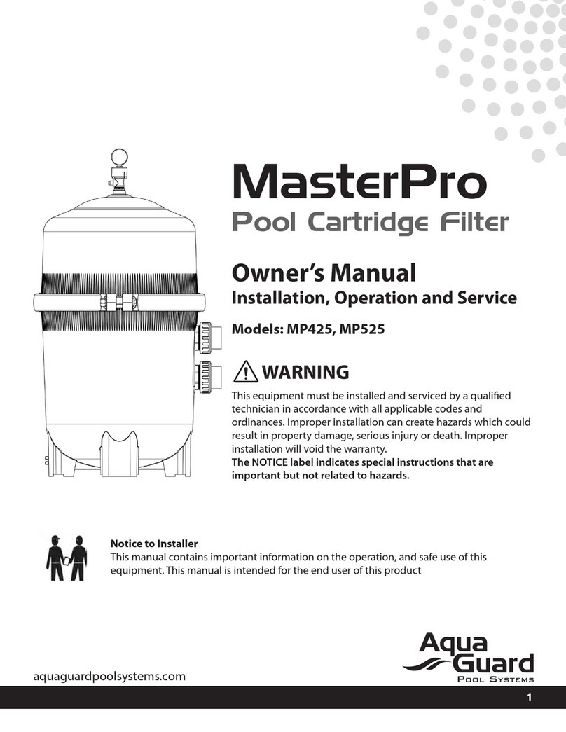 Aqua Guard MasterPro Series owner's manual