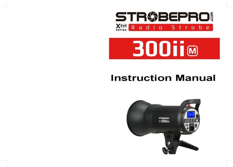 Strobepro 300II M instruction manual
