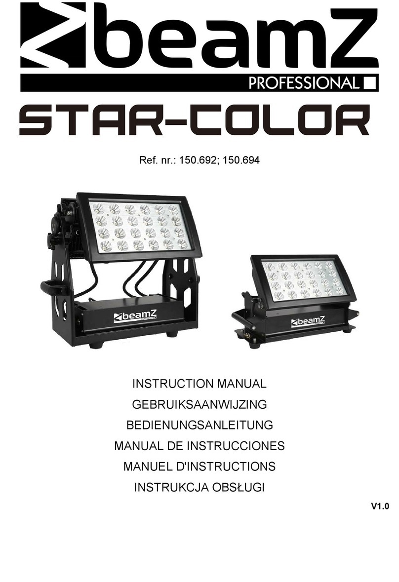 Beamz professional 150.692 instruction manual