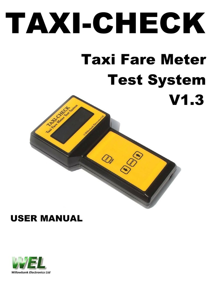 WEL TAXI-CHECK user manual