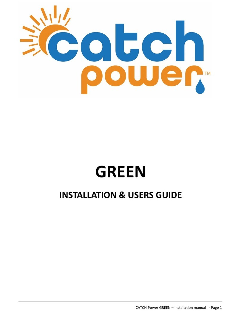 Catch Power GREEN Installation & user guide
