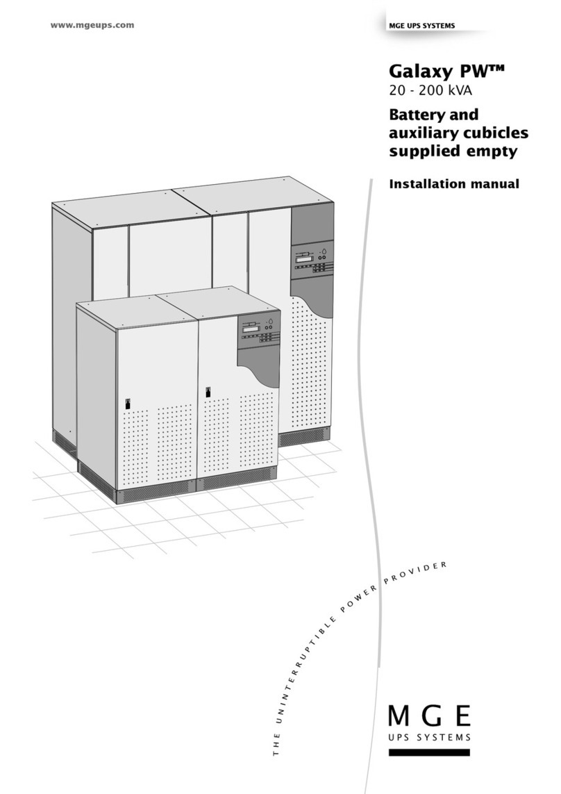 MGE UPS Systems Galaxy PW User manual