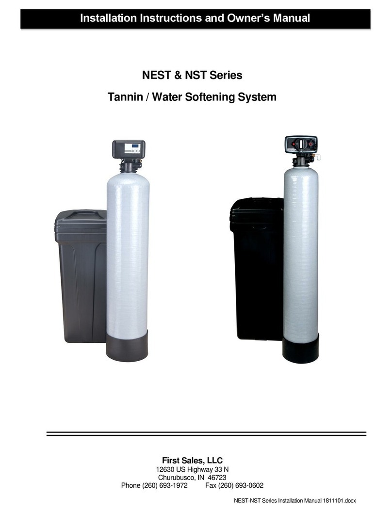 sterling water treatment NEST series Installation instructions and owner's manual sterling water treatment NEST series Installation instructions and owner's manual