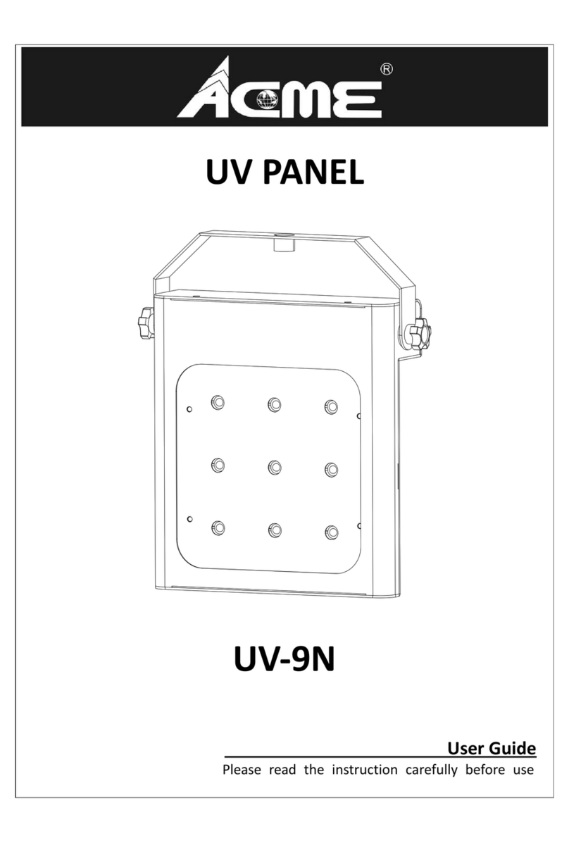 ACME UV-9N User manual ACME UV-9N User manual