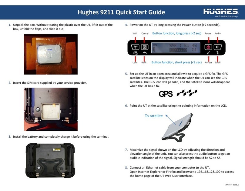 Hughes 9211 quick start guide