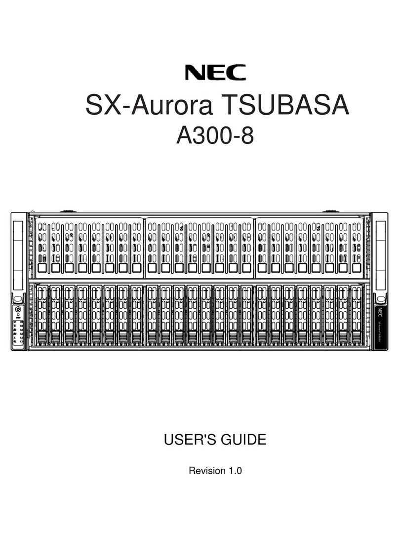 NEC SX-Aurora TSUBA300-8ASA User manual