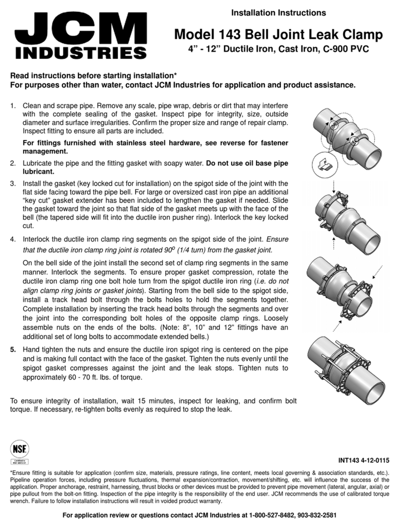 JCM 143 installation instructions