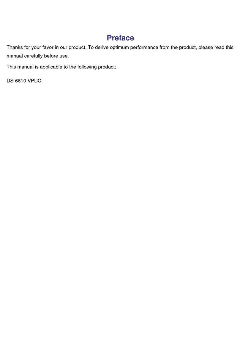 Hytera DS-6610 VPUC User manual
