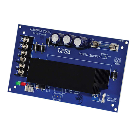 Altronix LPS3 Service manual