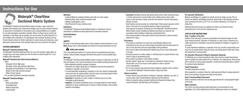 Waterpik ClearView Instructions for use Waterpik ClearView Instructions for use
