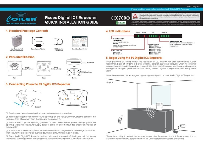 Coiler Pisces Quick installation guide