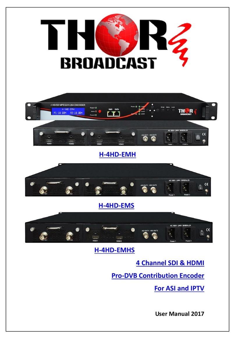 Thor Broadcast H-4HD-EMS User manual Thor Broadcast H-4HD-EMS User manual