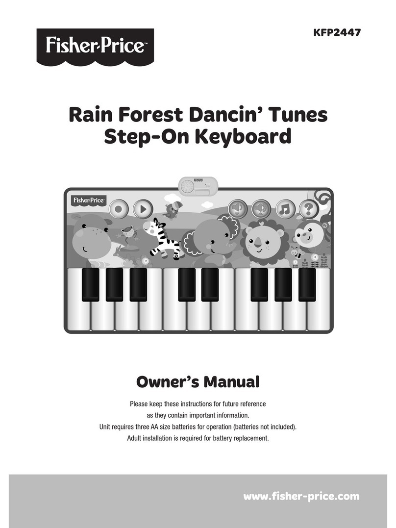 Fisher-Price Rain Forest Dancin’ Tunes User manual