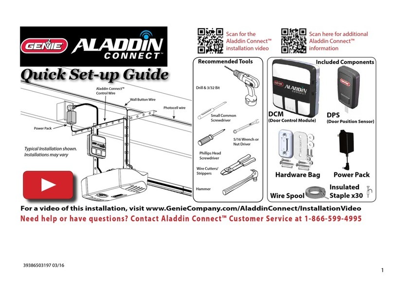 Genie Alladin connect User manual