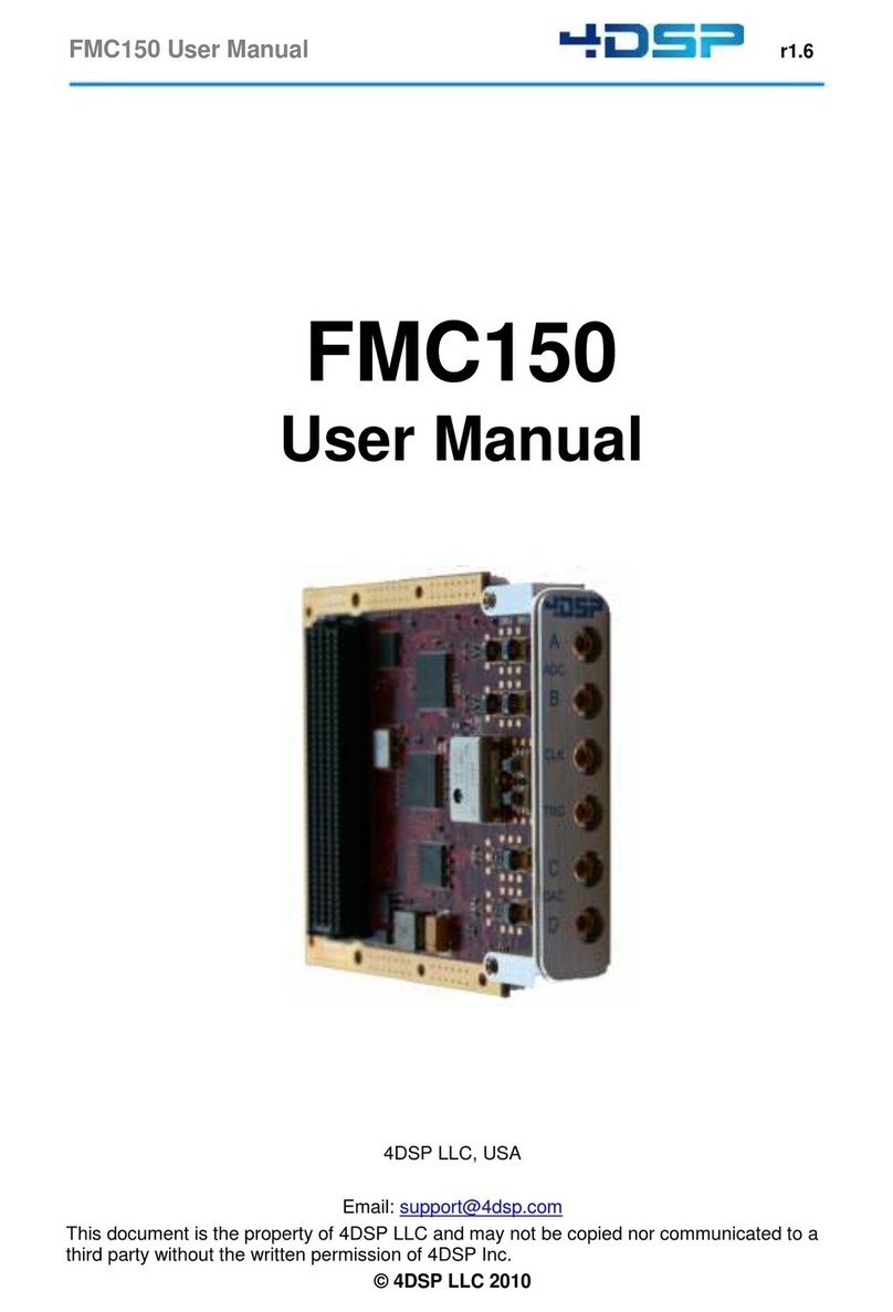 4DSP FMC150 User manual