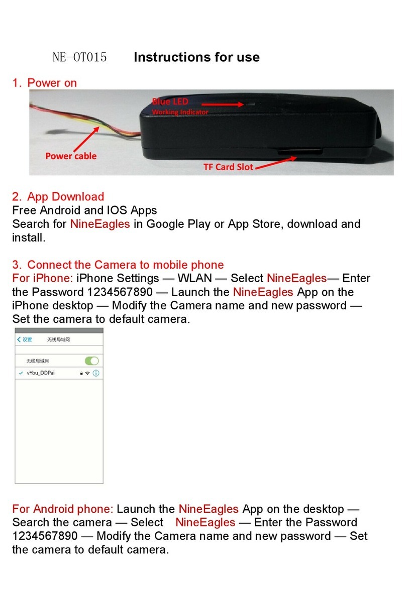 Shanghai Nine Eagles Electronic NE-OT015 Instructions for use