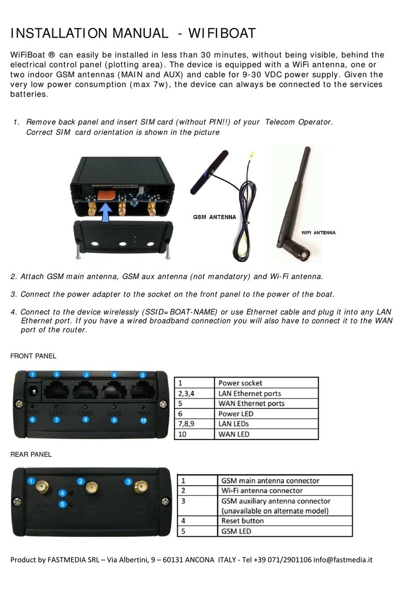 FASTMEDIA WiFiBoat installation manual
