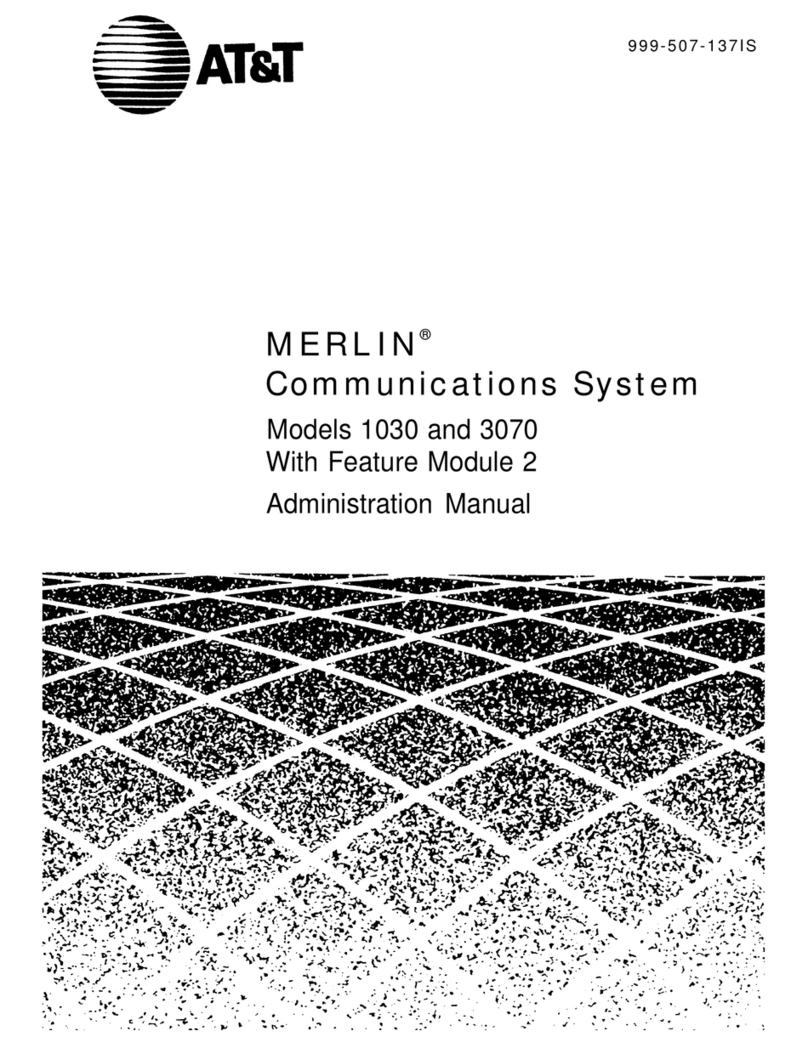 Merlin 3070 Administration manual