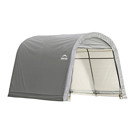 ShelterLogic Shed-in-a-Box RoundTop Assembly instructions
