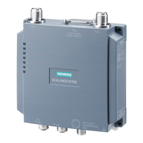 Siemens SCALANCE W770 Series User manual