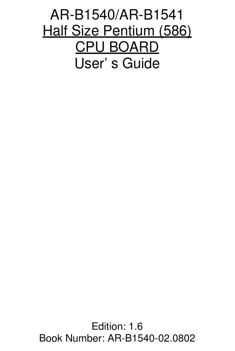 Acrosser Technology AR-B1540 User manual Acrosser Technology AR-B1540 User manual