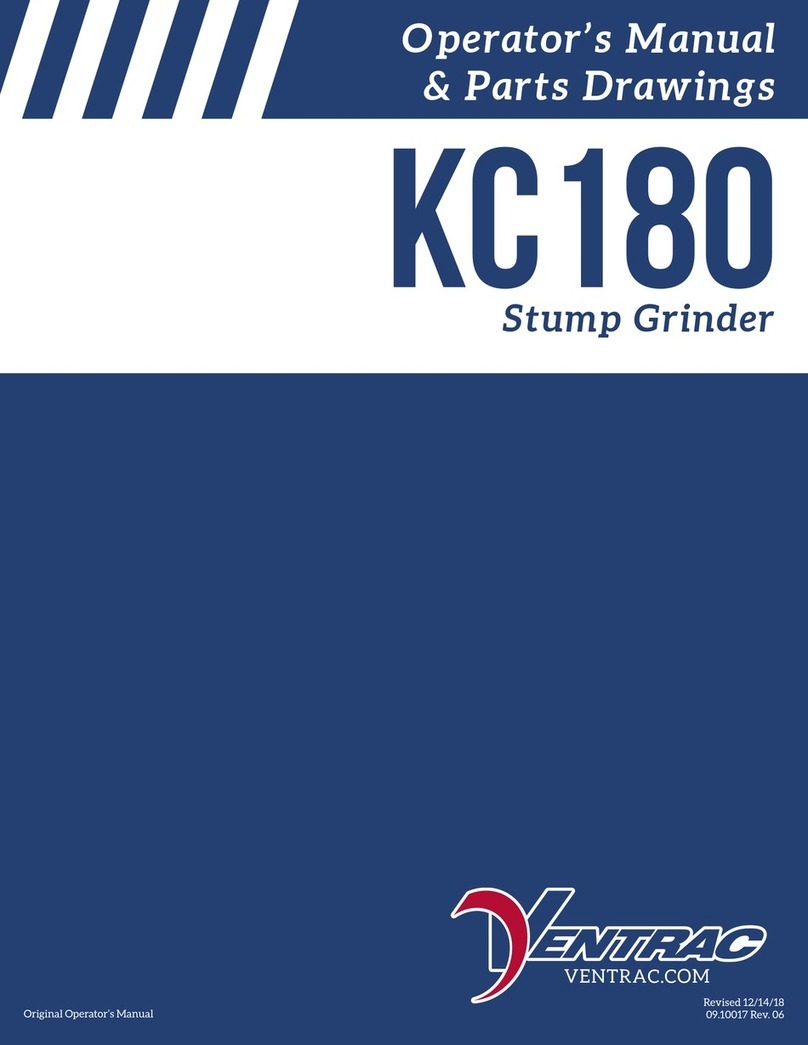 Ventrac KC180 Operator's manual & parts drawings