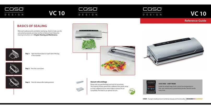 Caso VC 10 User manual