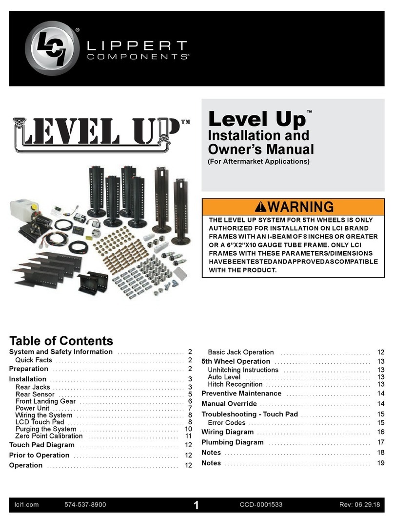 Lippert Components Level-Up Installation and owner's manual Lippert Components Level-Up Installation and owner's manual
