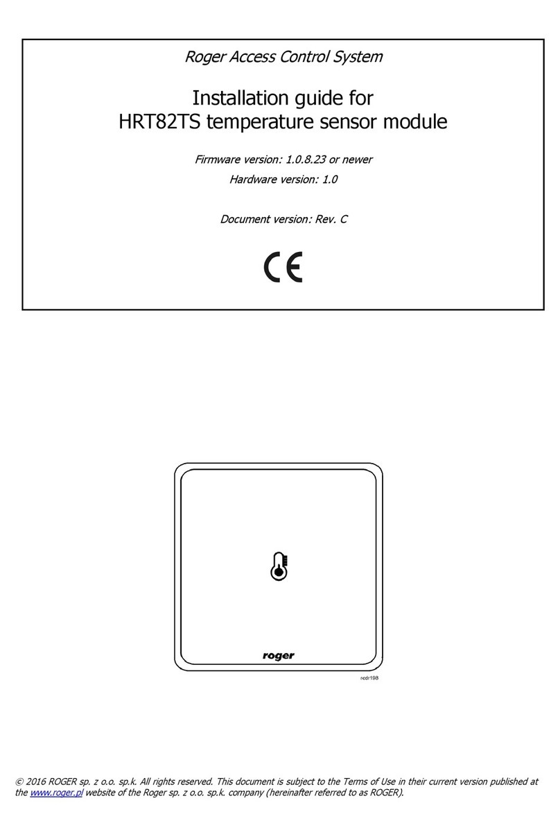 Roger HRT82TS installation guide
