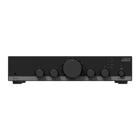 AUDAC COM108 User manual