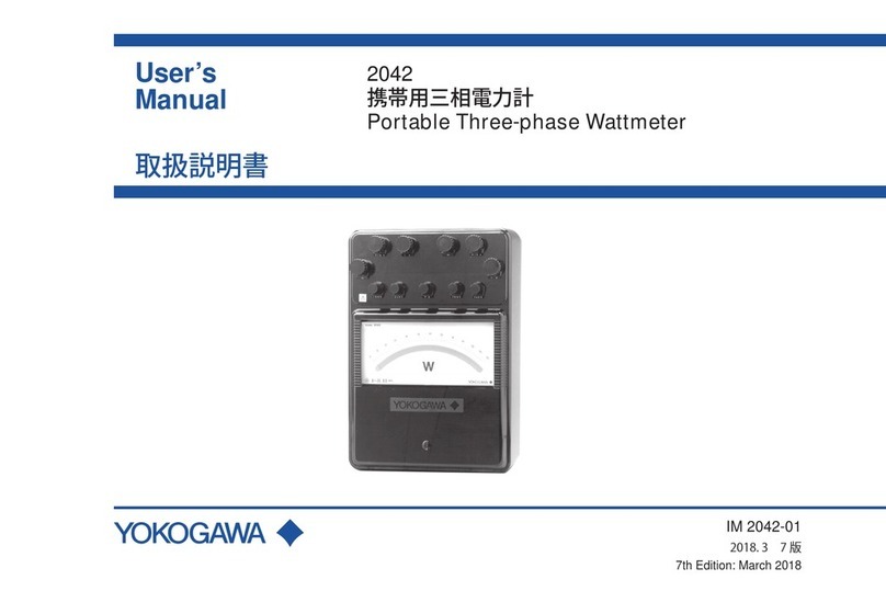 YOKOGAWA 2042 User manual