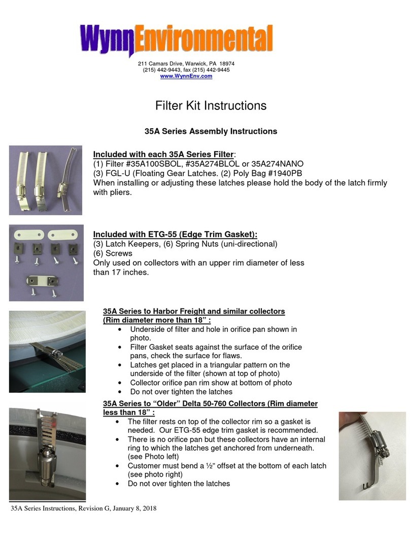 Wynn Environmental 35A Series Assembly instructions