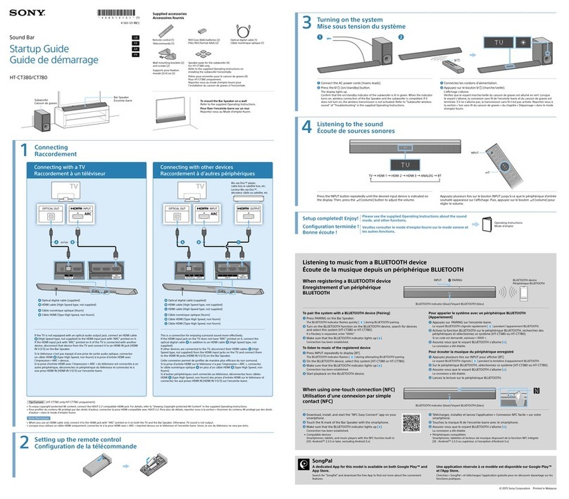 Sony HT-CT780 User guide