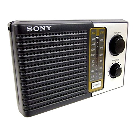 Sony ICF-F10 User manual