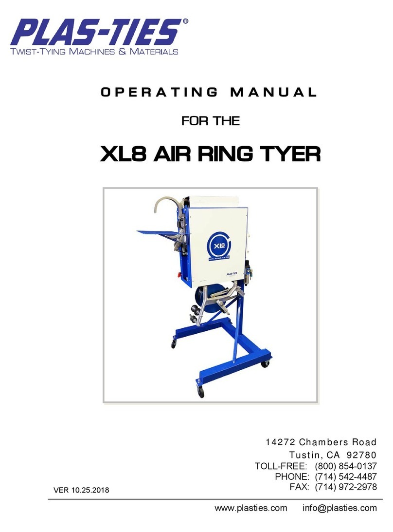Plas-Ties XL8 operating manual