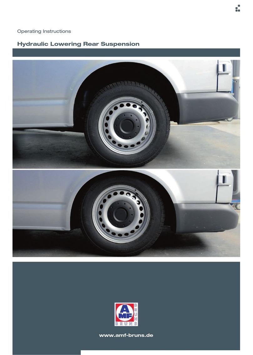 AMF-BRUNS Hydraulic Lowering Rear Suspension User manual AMF-BRUNS Hydraulic Lowering Rear Suspension User manual