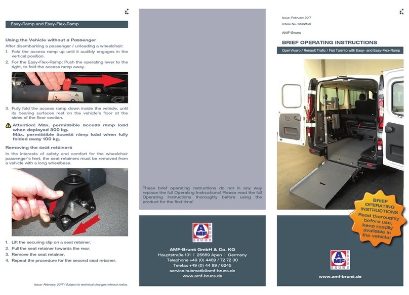 AMF-BRUNS Easy-Ramp operating instructions